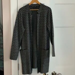 Tahari open long duster cardigans 2X EUC
